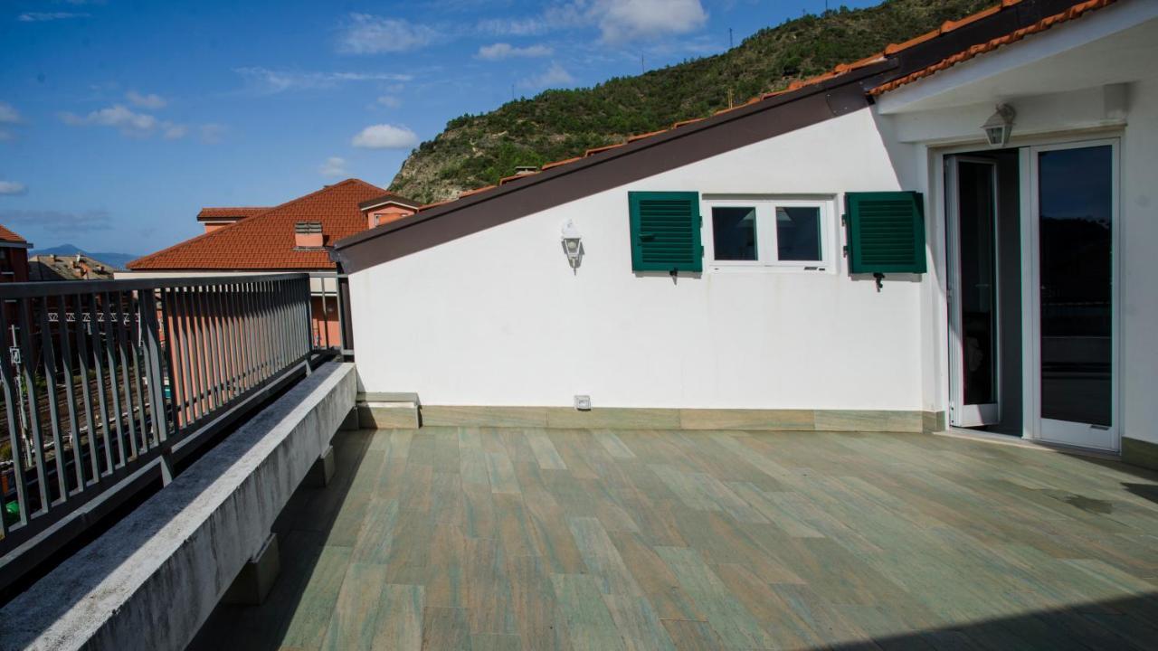 009 - Attico Sant'Anna Vista Mare 150M Dalla Spiaggia Con Terrazza Privata Apartment Sestri Levante Exterior photo